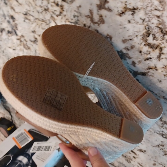 NEW Michael Kors Logo Bradley Mule Espadrille Wedge Sandal SZ 10 - Picture 13 of 15